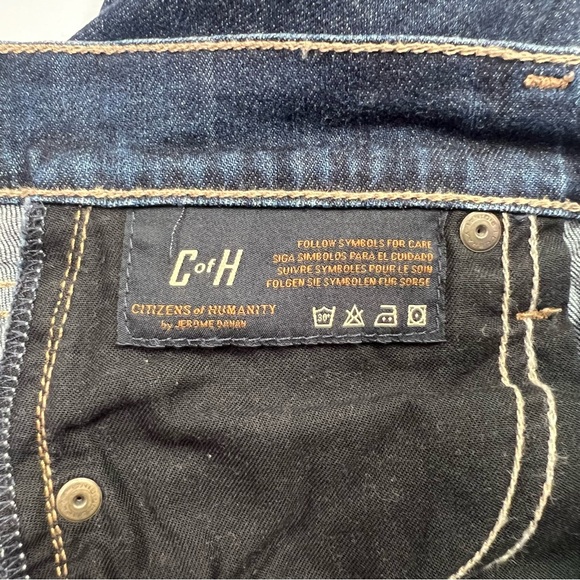 Citizens of Humanity Avedon Low Rise Skinny Jeans - dark wash, size 27 - Picture 6 of 13